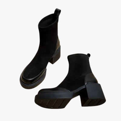 Daniela | Stivali con tacco alto in camoscio da donna