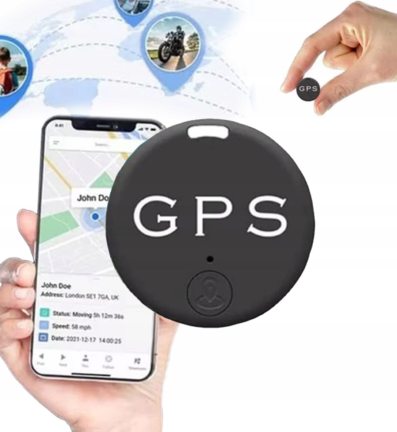 GPS Tracker Mini Magnetic Dispositivo em tempo real