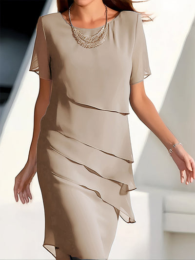 Nadine - vestido de gaze Pleadado