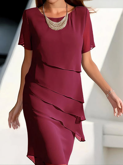 Nadine - vestido de gaze Pleadado