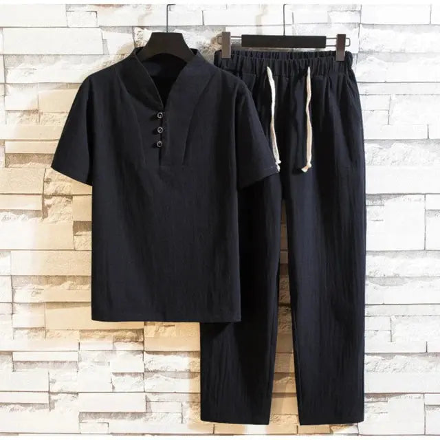 Traje informal de linho