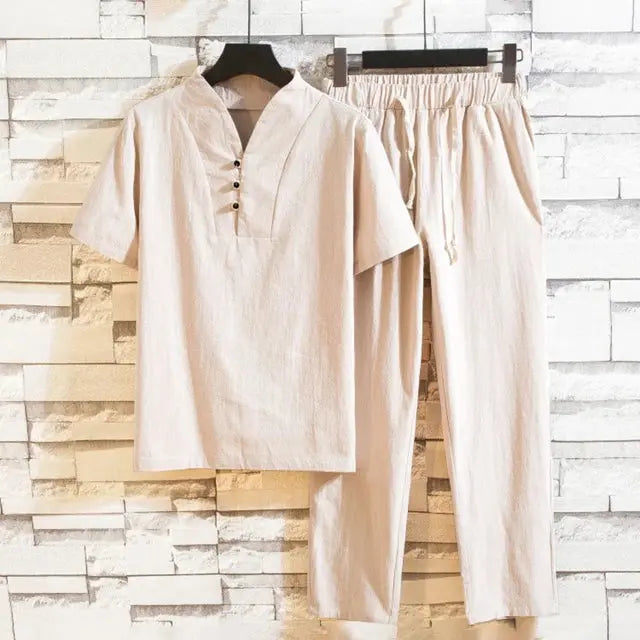 Traje informal de linho