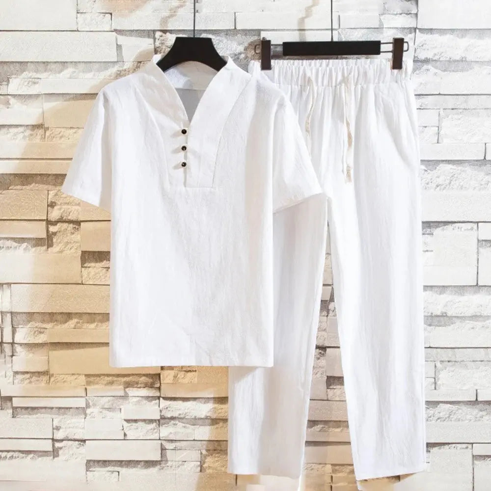 Traje informal de linho