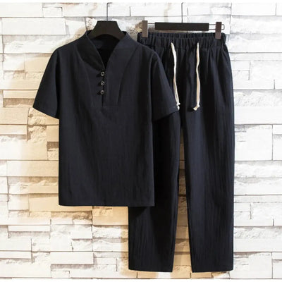 Traje informal de linho