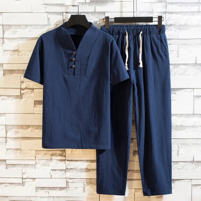 Traje informal de linho