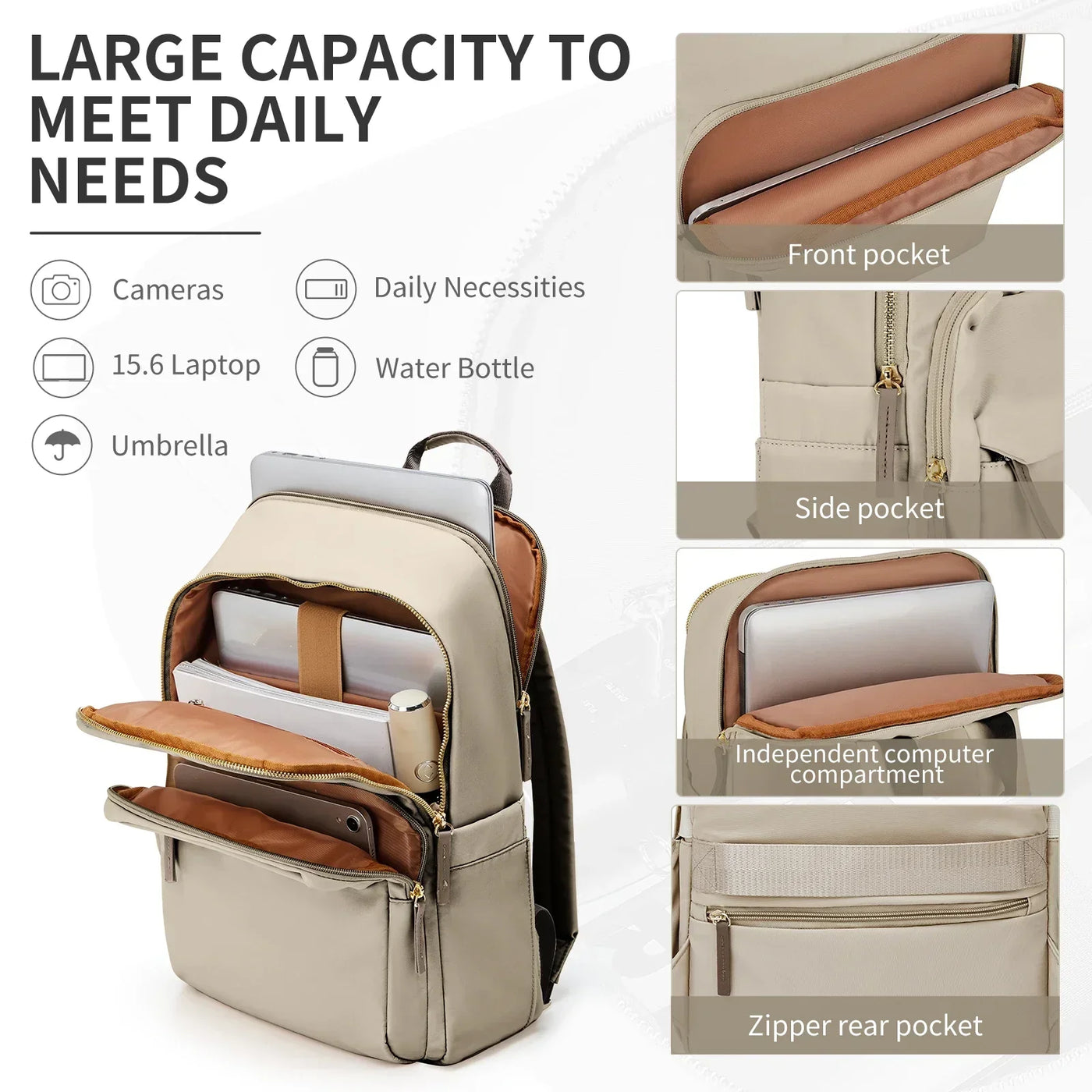 VenturePack - Mochila espaçosa (20-35 litros)