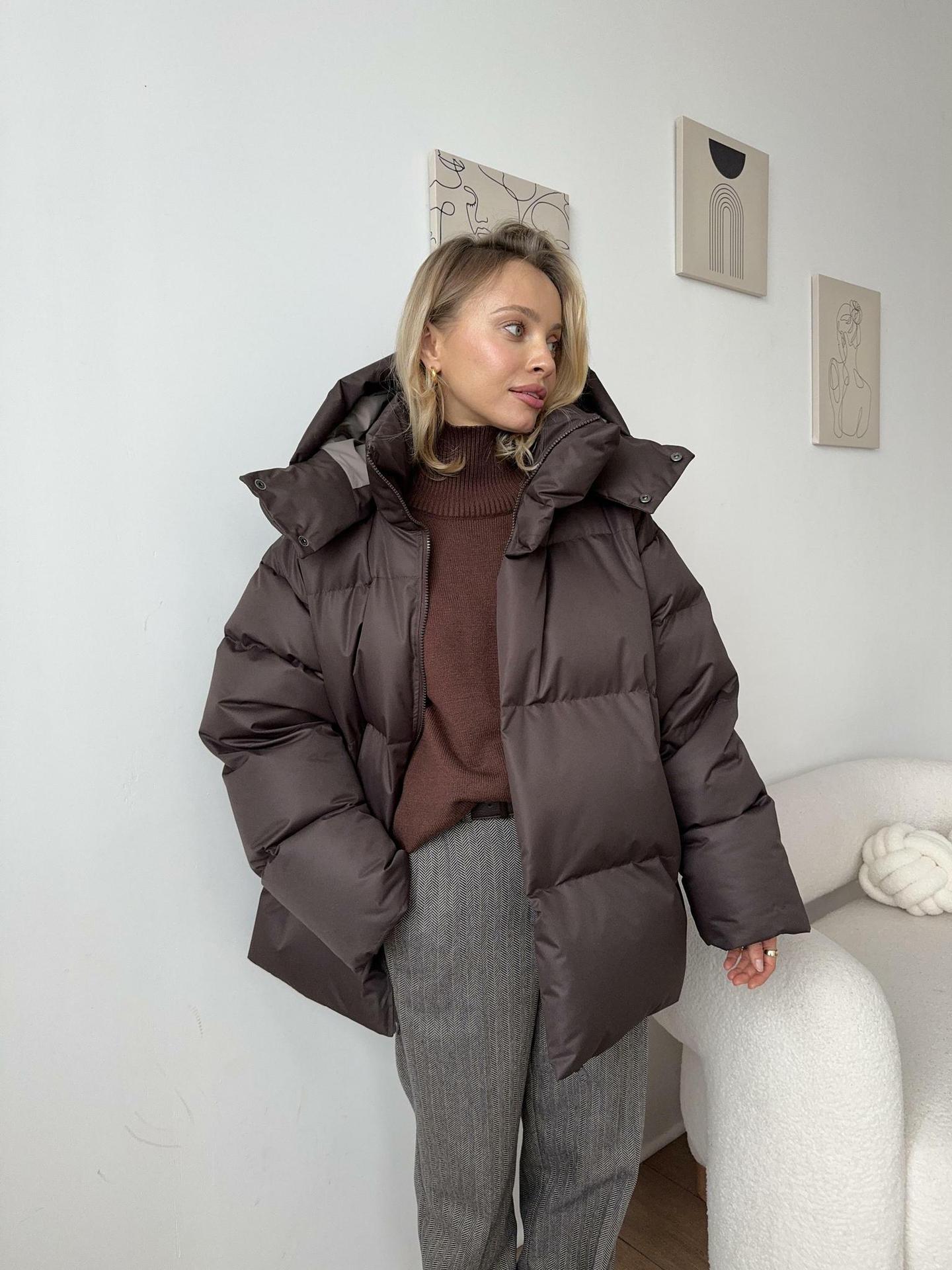 Warme und bequeme Daunenjacke für Frauen in Übergröße | Gepolsterte Winterjacke
