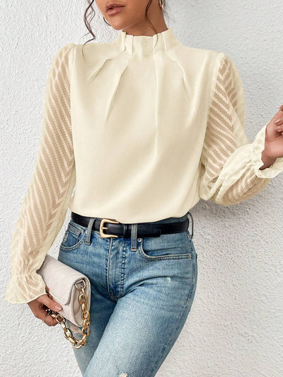 Elegante blusa Malou para mujer - mangas largas con estilo y corte elegante