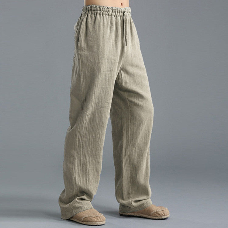 Calça de algodão Cross Cross e Cut Follow Cut confortável
