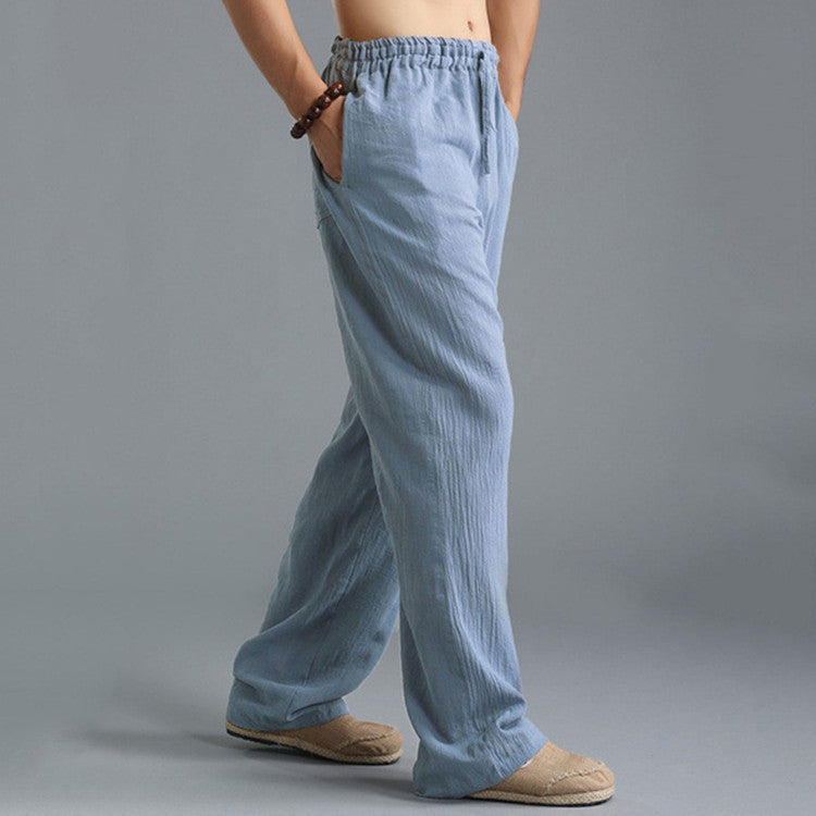 Calça de algodão Cross Cross e Cut Follow Cut confortável