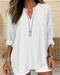 Linha de mistura de blusa de mulher