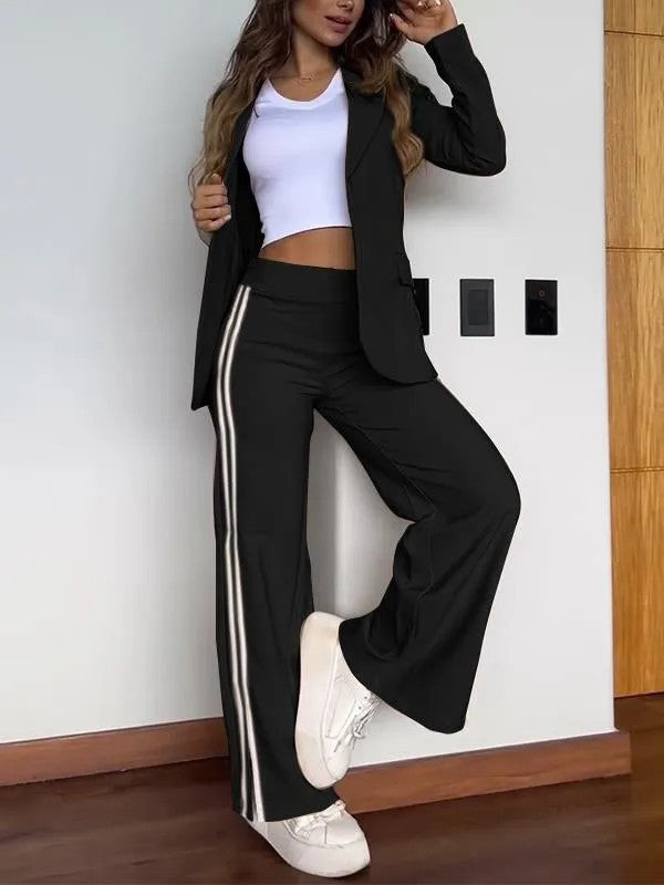 Elegetumoda | Táxos com uma aba e calça larga