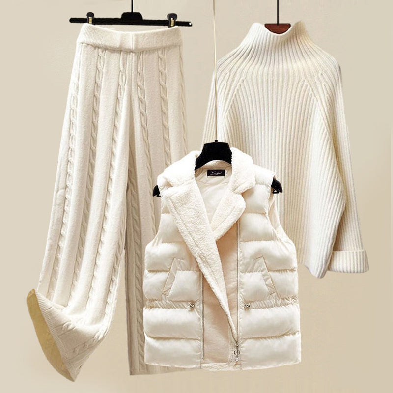 Conforto e luxo de inverno para mulheres