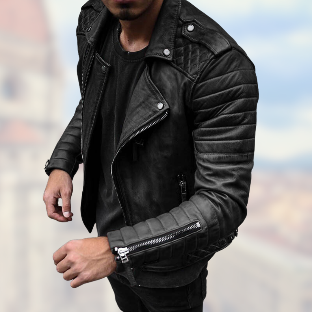 Vittorio Abito - Elegante chaqueta de piel vegetal para hombre