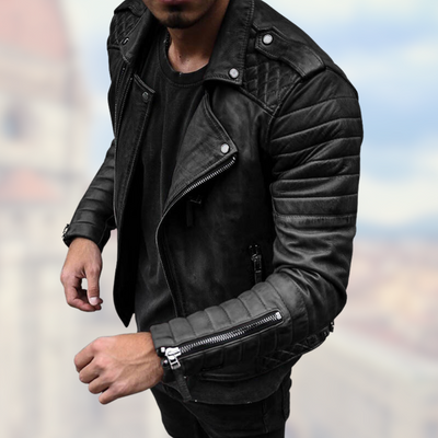 Vittorio Abito - Elegante chaqueta de piel vegetal para hombre