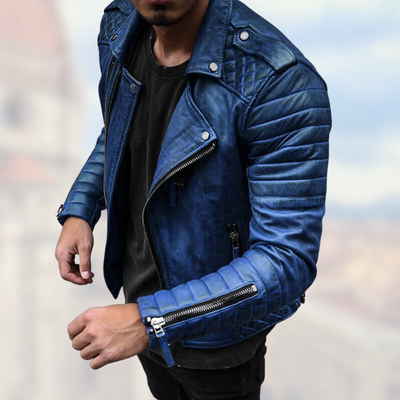 Vittorio Abito - Elegante chaqueta de piel vegetal para hombre