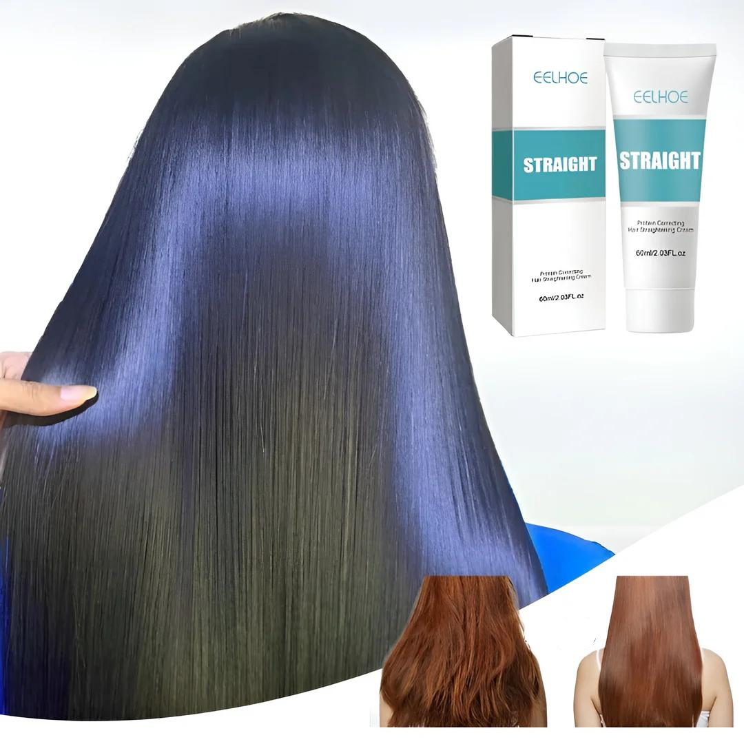 Crema alisadora instantánea con queratina para el cabello (1+1 GRATUITO)