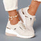 Sapatilhas de mulher com salto cunha | Sapatos de plataforma confortáveis para caminhar