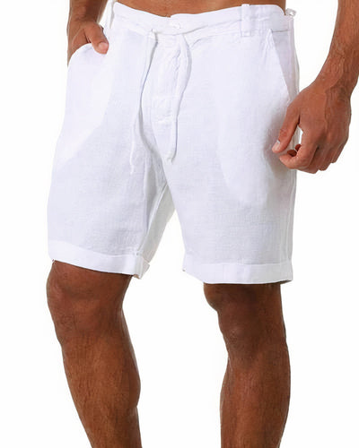 Shorts de linho para homens - Lunari