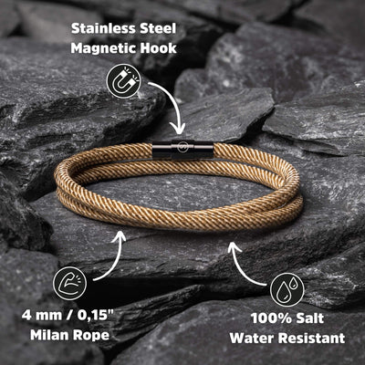 Ara - Pulsera magnética Milán - Edición Marrón