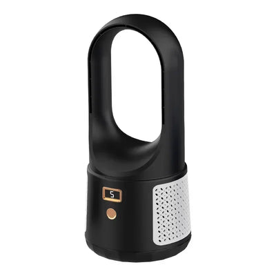 Fã atemporal sem lâminas - fã USB silencioso com bateria recarregável para quarto e escritório