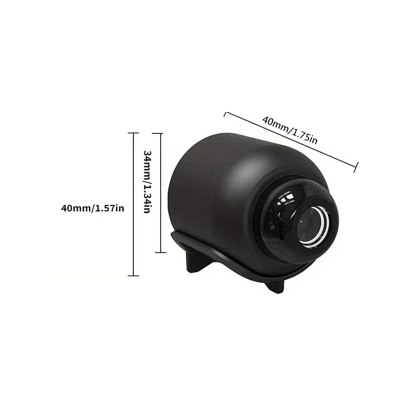 Mini Câmara de Segurança com WiFi - 1080p HD com visão noturna e detecção de movimento