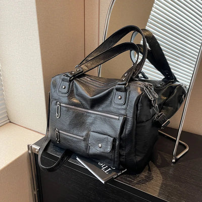 Chloe - bolsa de bandidos de couro grande
