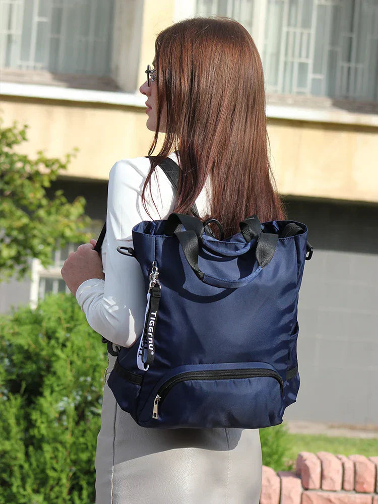 Mochila de moda 3 em 1 para mulheres - bandolera leve - Detalhes de viagem - habilidade 12 litros