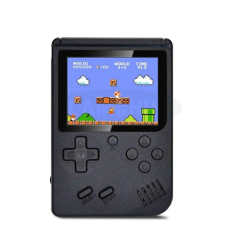 Console de jogos retro portátil com 400 jogos