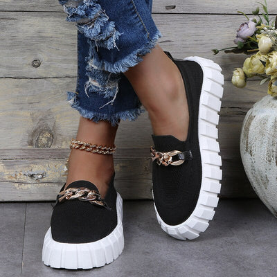 Jana | Sapatos esportivos ortopédicos de moda feminina com sola da plataforma