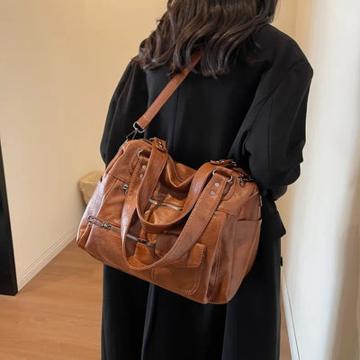 Chloe - bolsa de bandidos de couro grande