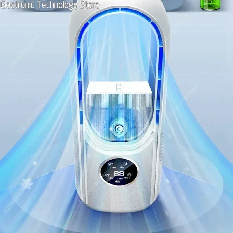 Coolmist 3 em 1 ventilador sem rotor e purificador de ar - silencioso, com UV e ionizador