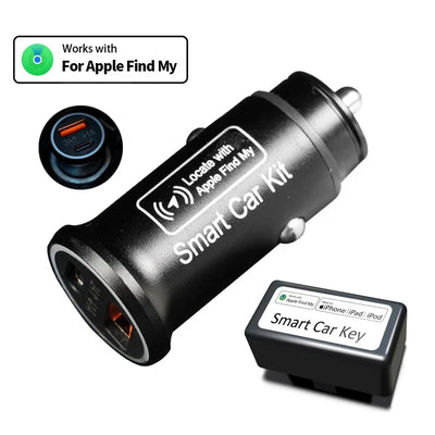 Localizador GPS Carro Intelligent: Monitoramento de veículos reais -tempo com função de carga e integração com Apple Encontre meu