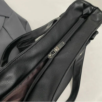 Lunelle - bolsa de couro macia grande