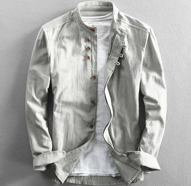 Camisa magistral de katana para homens