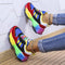 Sapatos ortopédicos arco -íris
