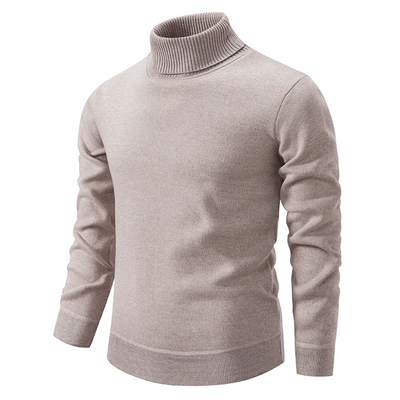 Pescoço de lã macia alta para homens
