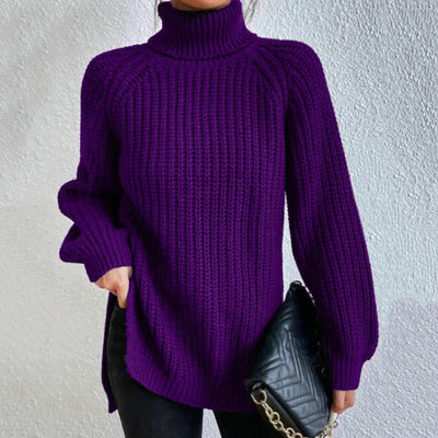 Jersey de pescoço alto elegante - Veronika