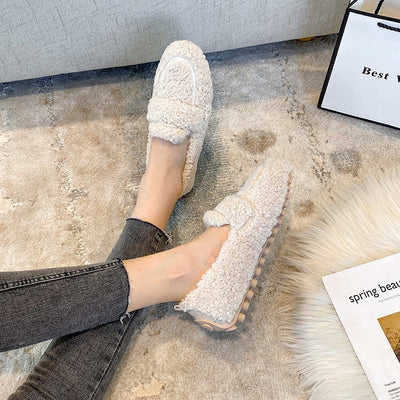 Mocassins de Plexush Arielle com sola não -deslizante