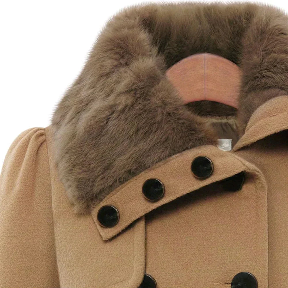 Emily - Gabardine femme coupe ajustée | Manteau élégant