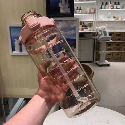 Motivational water bottle | 2l respectful of the environment