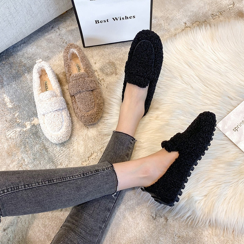 Mocassins de Plexush Arielle com sola não -deslizante