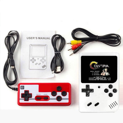 Console de jogos retro portátil com 400 jogos