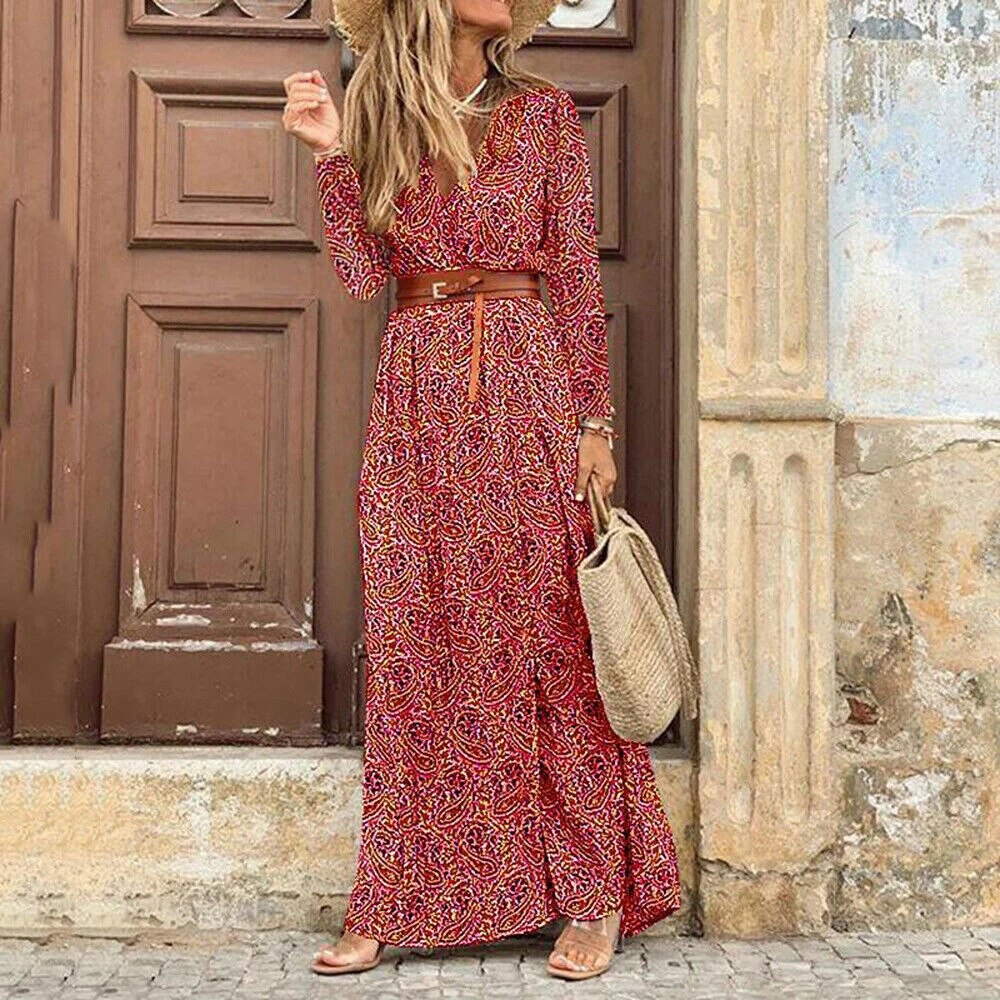 Maxivestido Bohemio Carol para mulheres