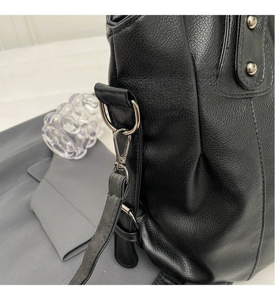 Lunelle - bolsa de couro macia grande