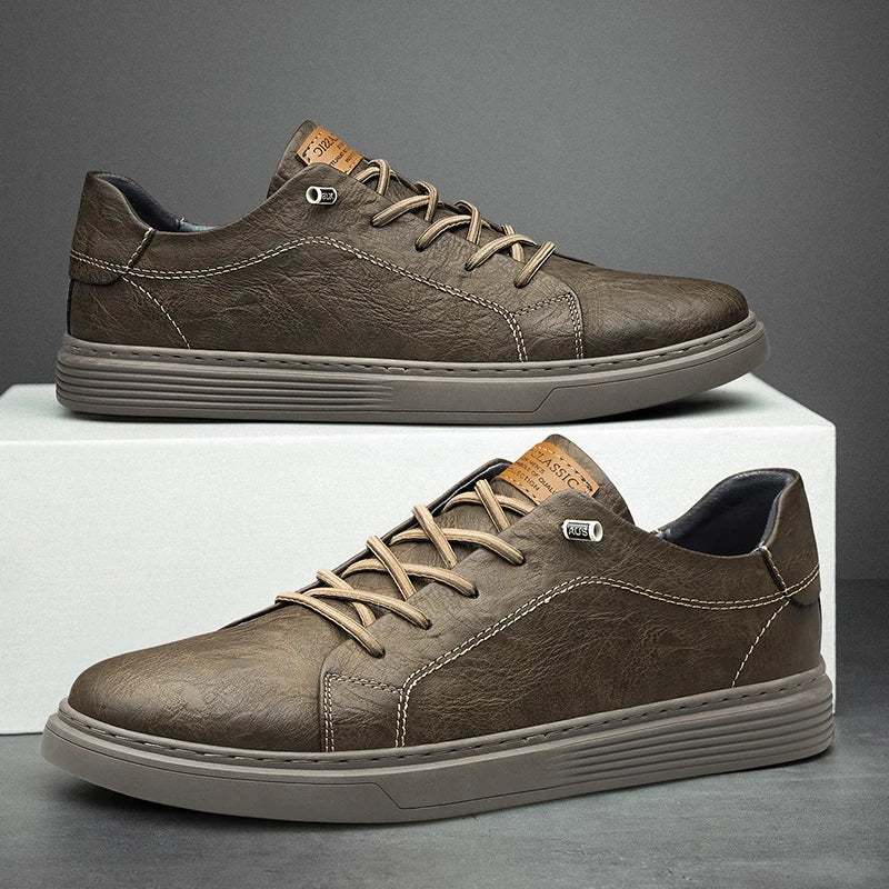 Sapatos de couro vegano