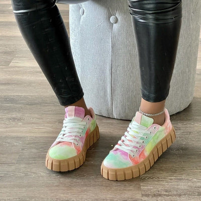 Jana | Sapatos esportivos ortopédicos de moda feminina com sola da plataforma