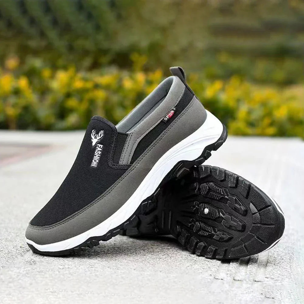 Zapatillas ortopédicas sin cordones para hombre