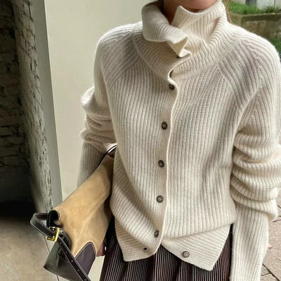 Clara - Cardigan da donna, comodo e a maglia | Maglione