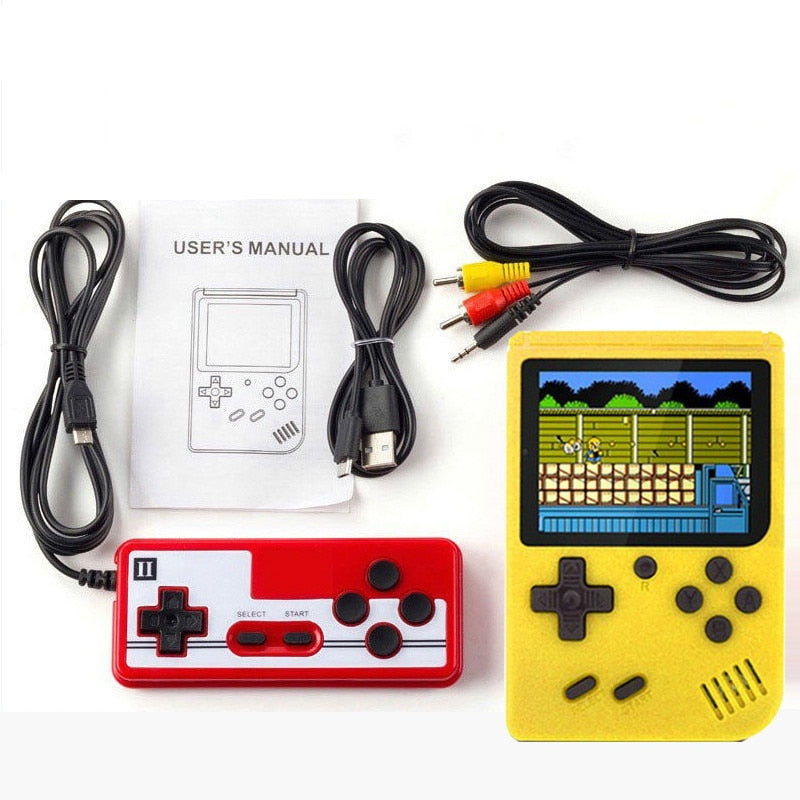 Console de jogos retro portátil com 400 jogos